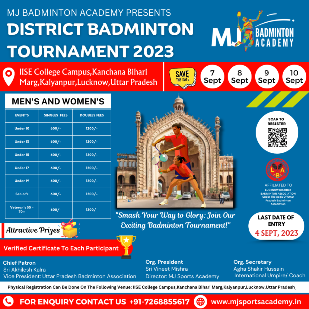 District Badminton Tournament 2023