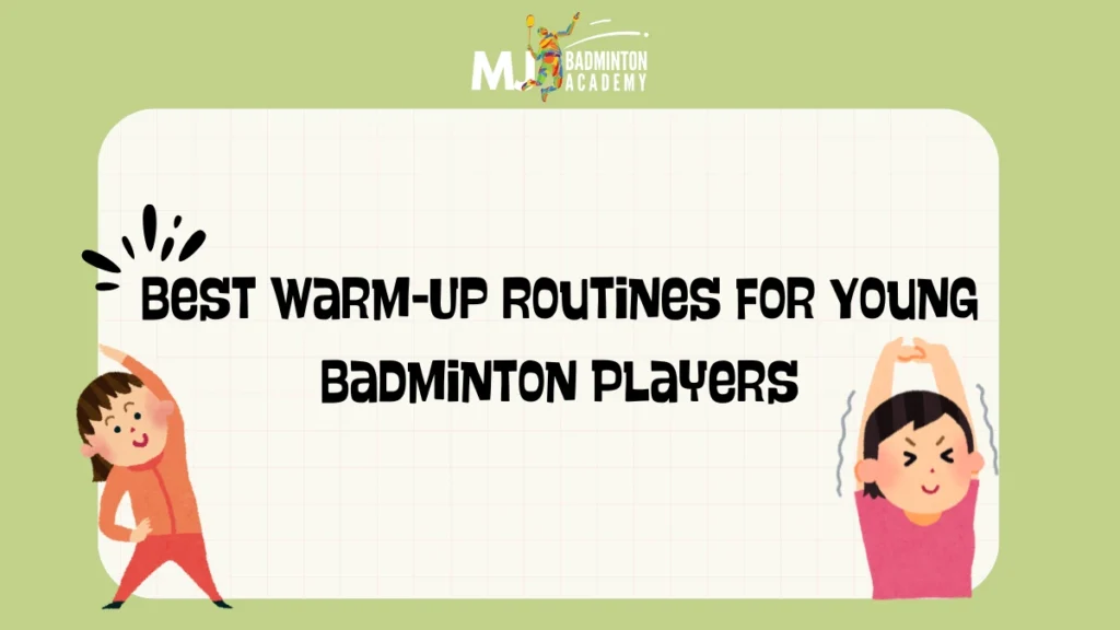 Warm-up exercise for badminton