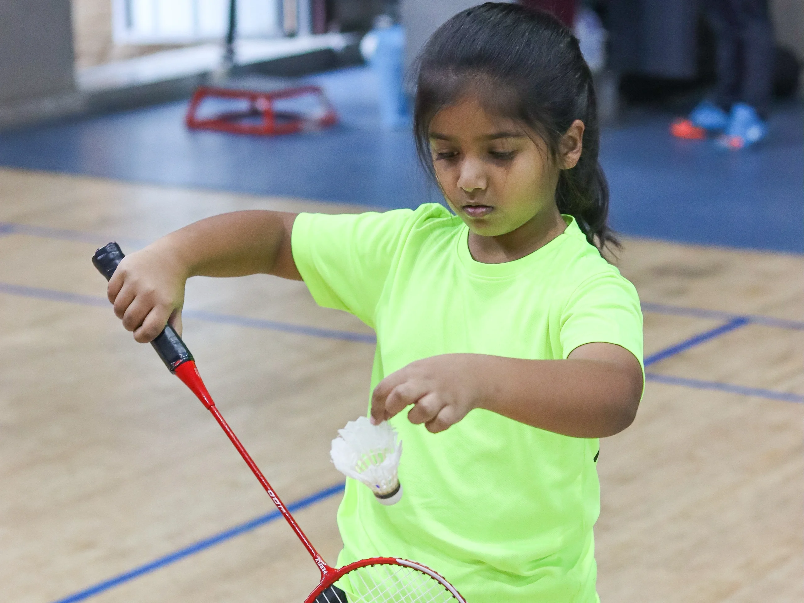 Professional badminton coaching